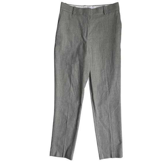 Reiss Hettie Trouser Wide Leg Wool Blend Gray Business Work Pants 4 - Picture 1 of 4